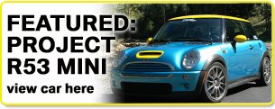 As Used on our Project Mini Cooper S